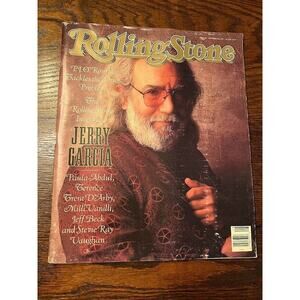 1989 Rolling Stone Magazine- Jerry Garcia Cover Issue #566 Nov 30
